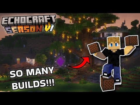 I Made Noteblock Music for My Minecraft Base! | Echocraft S6 E7